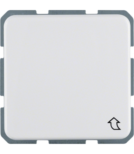 IP44 Gniazdo SCHUKO z pokrywą z podwyższoną ochroną styków, biały, p/t Berker 471609