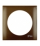 Integro Flow Ramka 1-krotna z nadrukiem "IP44" bez uszczelki, brązowy, mat Berker 918272591