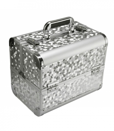 Kufer 30,5x20,5x25cm srebrny ATL CA4A