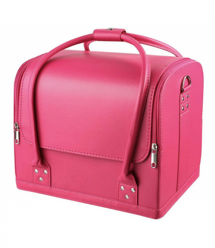 Kuferek kosmetyczny różowy ATL CA18B