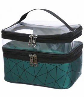 Kosmetyczka kuferek zielony ATL DA110A