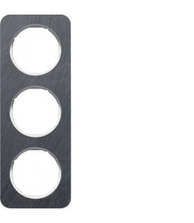 R.1 Ramka 3-krotna, łupek/biały Berker 10132389