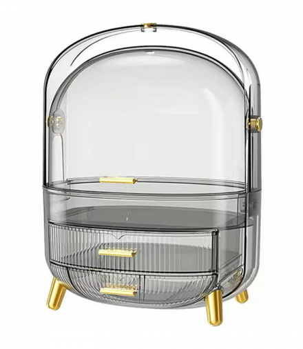 Kuferek na kosmetyki biżuterię transparent led ATL DA194