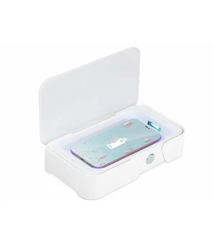 Wielofunkcyjne urządzenie do sterylizacji światłem UV z ładowaniem bezprzewodowym do smartfonów S-004W SENIX SENSAN46699