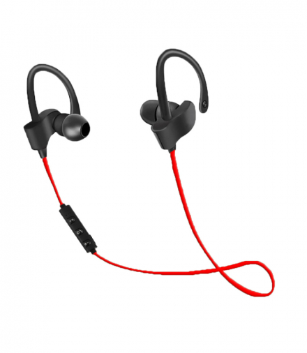 Słuchawki douszne bluetooth sportowe czarno-czerwone Esperanza ESP-EH188R
