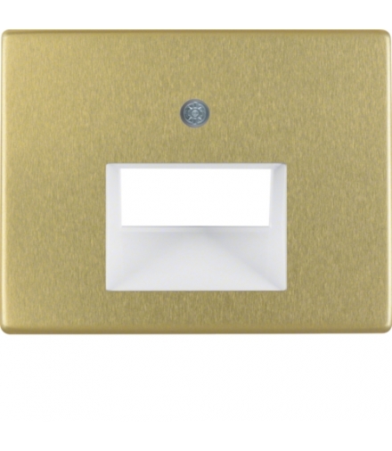 Arsys Płytka czołowa do gniazda przyłączeniowego UAE 2-krotnego, złoty Berker 14100002