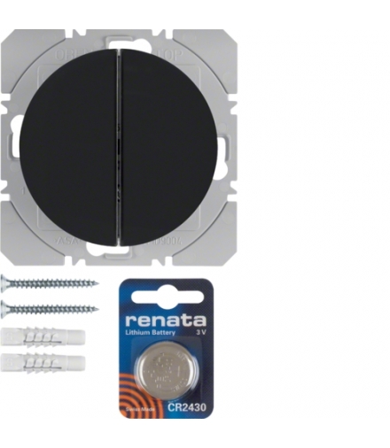 R.1/R.3 KNX RF quicklink Przycisk radiowy 2-kr płaski cz