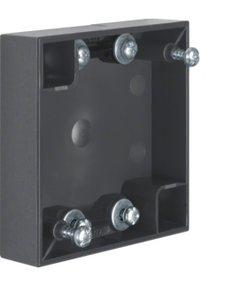 Integro Flow Puszka natynkowa 1-krotna płaska, antracyt, połysk Berker 911522565