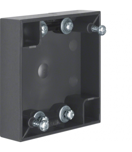 Integro Flow Puszka natynkowa 1-krotna płaska, antracyt, połysk Berker 911522565