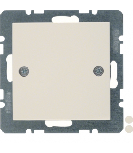 S.1 Zaślepka z elementem centralnym, przykręcanym, kremowy, połysk Berker 10098912