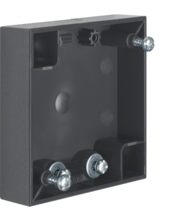 Integro Flow Puszka natynkowa 1-krotna płaska, antracyt, połysk Berker 911522555
