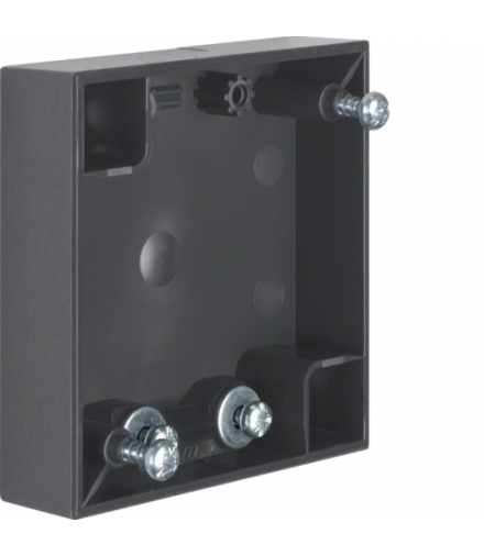 Integro Flow Puszka natynkowa 1-krotna płaska, antracyt, połysk Berker 911522555