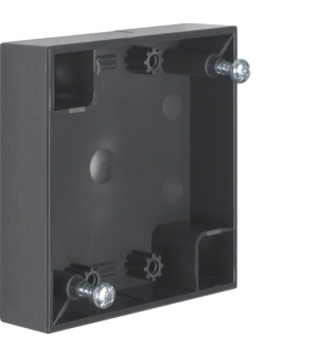 Integro Flow Puszka natynkowa 1-krotna płaska, antracyt, połysk Berker 911522525