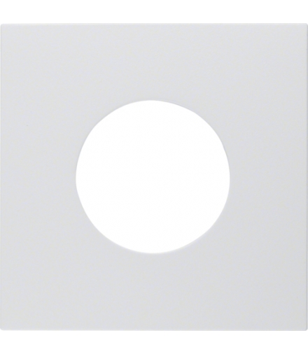 S.1/B.3/B.7 Płytka czołowa do łącznika i sygnalizatora świetlnego E10, biały Berker 11241909