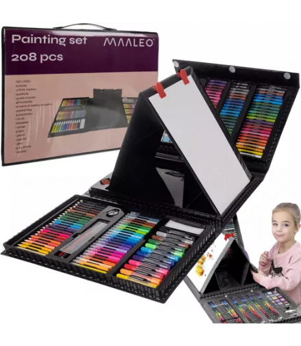 Zestaw do malowania w walizce 208szt Maaleo 21645 00021645