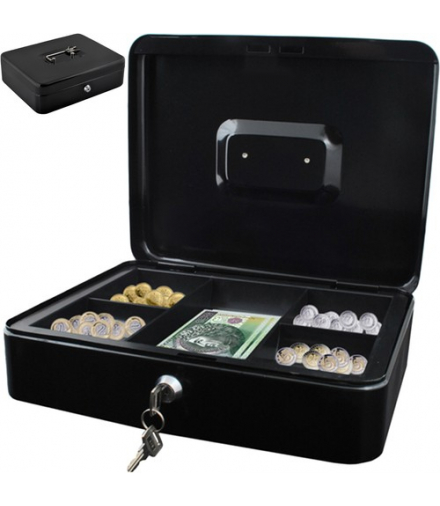 Kasetka na pieniądze duża czarna MALATEC 00001216