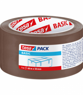 Taśma pakowa basic 66m:50mm, brązowa Tesa H5857100