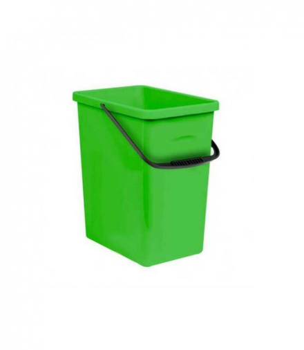 Kosz na śmieci 10l z rączką BranQ zielony BranQ CEN-76976