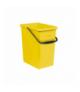 Kosz na śmieci 10l z rączką BranQ żółty BranQ CEN-76977