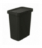Kosz na śmieci SYSTEMA - czarny recykling Prosperplast CEN-81007