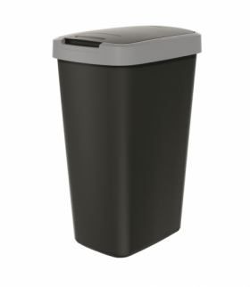 Kosz na śmieci COMPACTA Q - smooth gray 45l Prosperplast CEN-81044