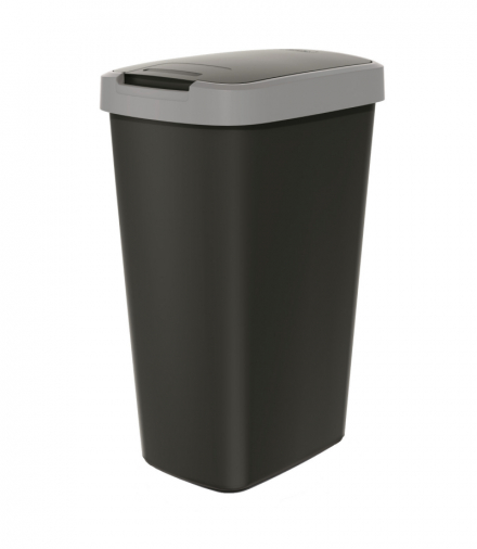 Kosz na śmieci COMPACTA Q - smooth gray 45l Prosperplast CEN-81044