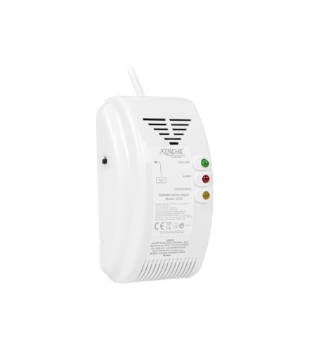 Detektor czujnik czadu, tlenku węgla xc25 230v Blow 50-614