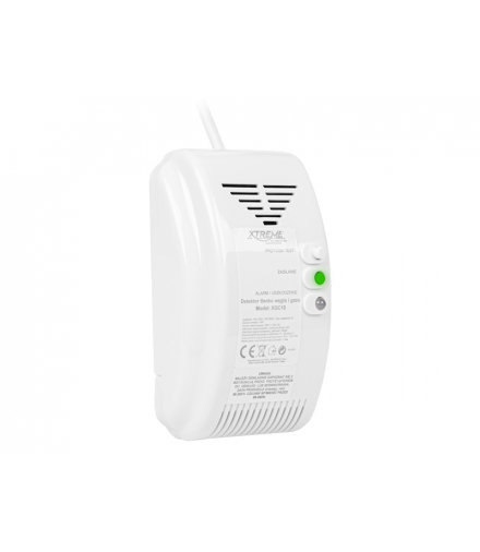 Detektor czujnik gazu i czadu, tlenku węgla xgc10 230v Blow 50-631