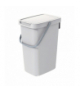 Kosz na śmieci SYSTEMA Q - popielaty 12l. Keden Prosperplast CEN-83855