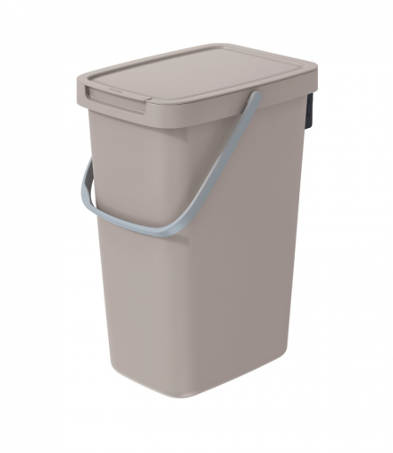 Kosz na śmieci SYSTEMA Q - jasny brąz 12l. Keden Prosperplast CEN-83857