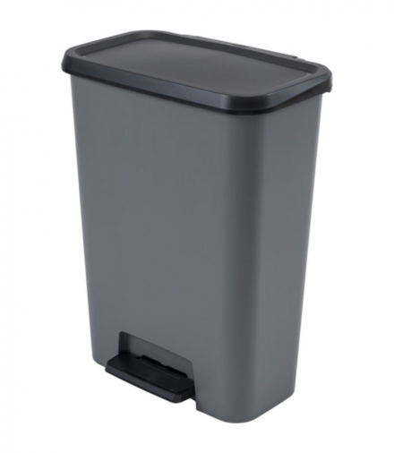 Kosz na śmieci z pedałem Compatta 50L szary Curver CEN-85870