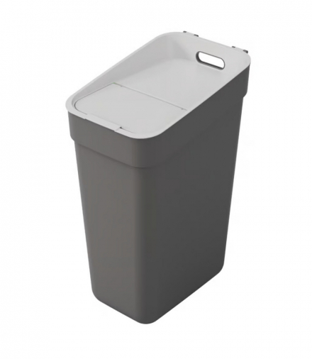 Kosz do segregacji śmieci Ready To Collect 30 l ciemny szary Curver CEN-86494