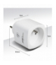 Zdalnie sterowane gniazdko WiFi GreenBlue, Android/iOS/Alexa/Google Home, zuż. energii, timer, max 3680W, typ E, GB720 E GreenBlue CEN-75356