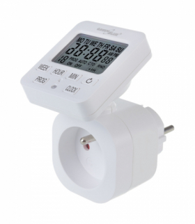Włącznik czasowy - timer cyfrowy GreenBlue, max. obciążenie 16A, IP20, GB605 E GreenBlue CEN-85772