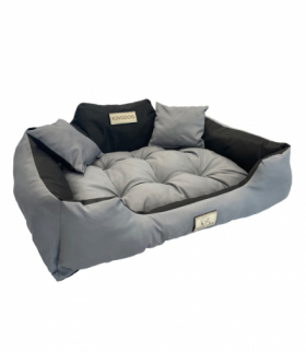 Legowisko dla psa 145 x 115 Ciemnoszare KingDog AIO CEN-81816