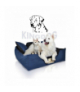 Legowisko dla psa 145 x 115 Ciemnoszare KingDog AIO CEN-81816