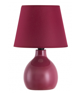 Lampa stołowa Ingrid E14 1x40W bordowy Rabalux 4478