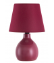 Lampa stołowa Ingrid E14 1x40W bordowy Rabalux 4478