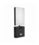 Lampa LED z czujnikiem ruchu Maclean, czujnik ruchu PIR, kolor czarny, 10W, IP65, 800lm, barwa neutralna biała (4000K) MCE516 B Maclean CEN-85483