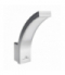 Lampa elewacyjna LED Maclean, 800lm, IP54, 10W, barwa naturalna biała (4000K), kolor srebrny, MCE343 S Maclean CEN-68851