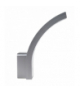 Lampa elewacyjna LED Maclean, 800lm, IP54, 10W, barwa naturalna biała (4000K), kolor srebrny, MCE343 S Maclean CEN-68851