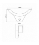 Lampa LED z czujnikiem ruchu Maclean, czujnik PIR, Kolor biały, 10W, IP54, 800lm, MCE290 W Maclean CEN-65183