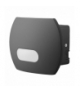 Lampa LED Maclean, Ścienna, Z czujnikiem PIR, PC+ALU, 20W, 1600lm, IP65, Neutral White 4000K, Szara, MCE366 Maclean CEN-70125