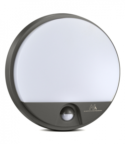Lampa LED z czujnikiem ruchu Maclean ,na podczerwień, kolor szary, 15W, IP54, 1100lm, MCE291 GR Maclean CEN-65749