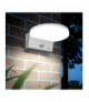 Lampa LED z czujnikiem ruchu Maclean, czujnik ruchu PIR, kolor biały, 15W, IP65, 1560lm, barwa neutralna biała (4000K) MCE344 W Maclean CEN-85140
