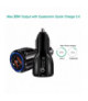Ładowarka samochodowa Maclean, Qualcomm Quick Charge, QC 3.0 - 5V/3A, 9V/1.8A, 12V/1.6A, Gniazdo 5V/3.1A, Czarna, MCE478 B Maclean CEN-70308