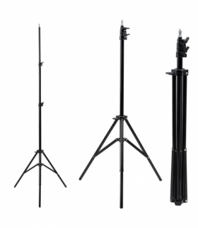 Statyw Maclean, do lampy pierścieniowej, LED 12", max. wysokość 200cm, max. obciążenie 3kg, MC-163 Maclean CEN-71703