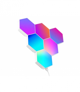 Sześciokątne lampy RGB Tracer Ambience Smart Hexagon, TUYA, TRACER TRAOSW47256