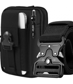 Nerka taktyczna + pasek czarna Trizand 24321 00024321