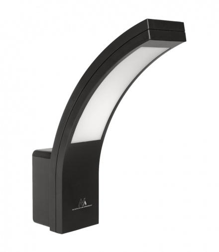 Lampa elewacyjna LED Maclean, 800lm, IP54, 10W, barwa naturalna biała (4000K), kolor czarny, MCE343 B Maclean CEN-68849